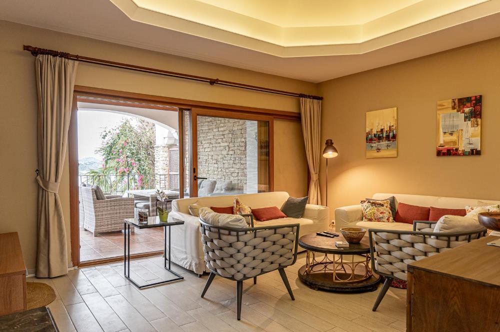 Bodrum Yalıkavak Deniz Manzaralı Özel Plajlı Daire