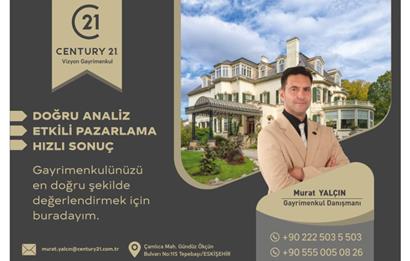 CENTURY 21 VİZYON'DAN ESKİŞEHİR KUMLUBEL MAH.  KİRALIK 2+1 DAİRE 