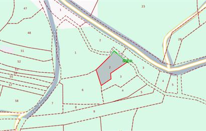 C21 Cius; Katırlı Köy İmarlı Kadastro Yola Cephe Zeytinlik 574m2
