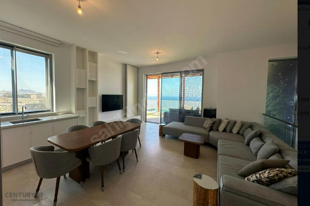 NEF YALIKAVAK'TA PANORAMIK DENİZ MANZARALI SATILIK 4+1 VİLLA