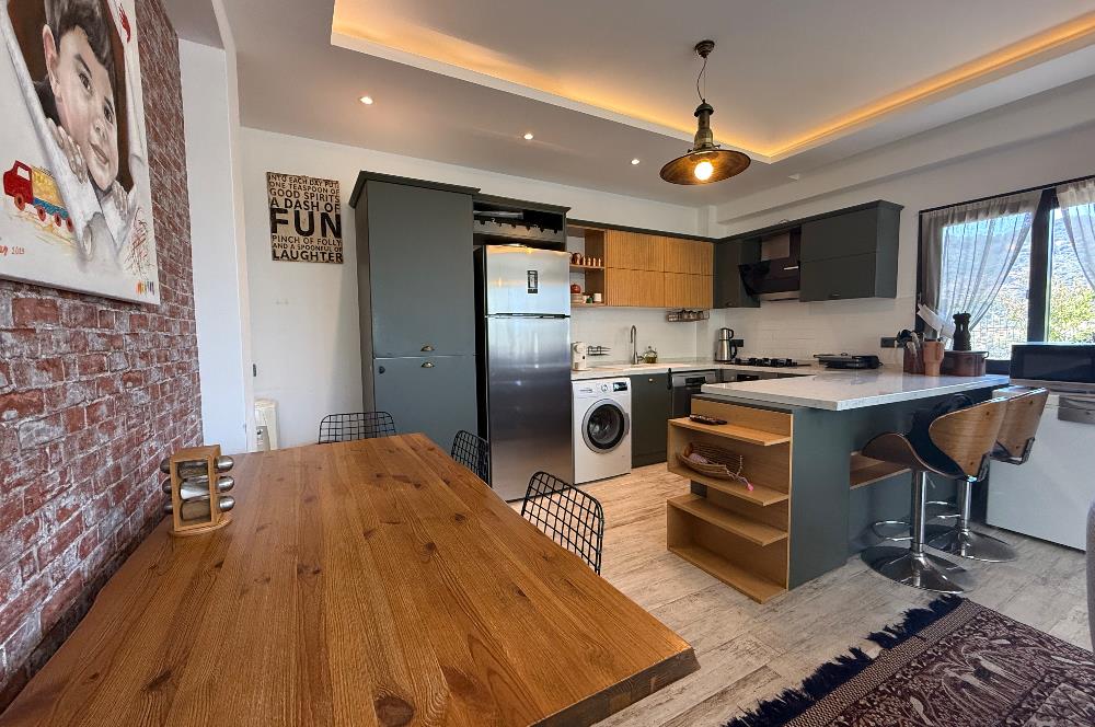 Bodrum Gündoğan Farilya’da Müstakil Girişli ve Geniş Bahçe Kullanımlı Satılık 3+1 Bahçe Katı Daire