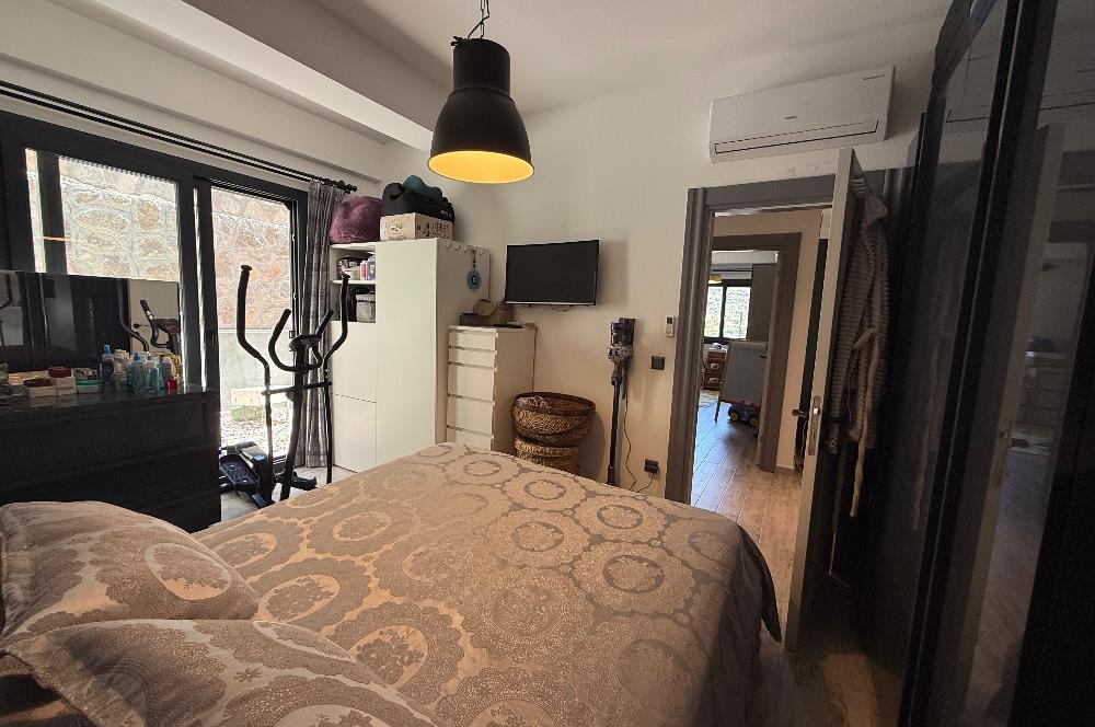 Bodrum Gündoğan Farilya’da Müstakil Girişli ve Geniş Bahçe Kullanımlı Satılık 3+1 Bahçe Katı Daire