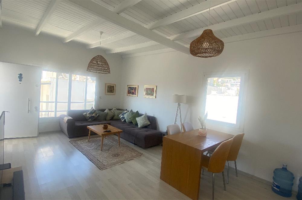 Bodrum Kumbahçe Denize 50 mt 1+1 Sezonda Kiralık Manzaralı Daire