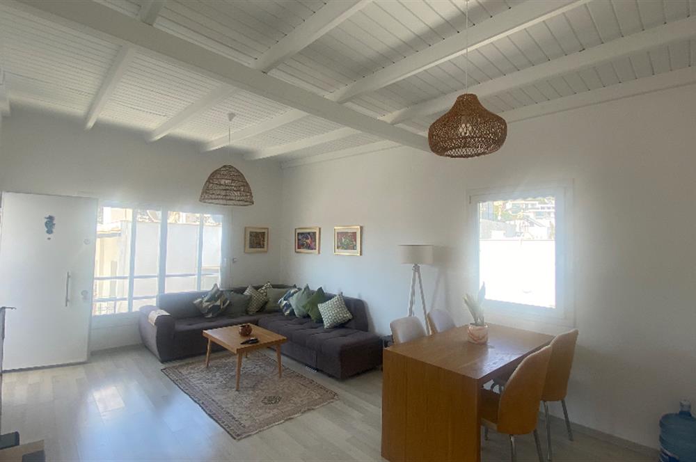 Bodrum Kumbahçe Denize 50 mt 1+1 Sezonda Kiralık Manzaralı Daire