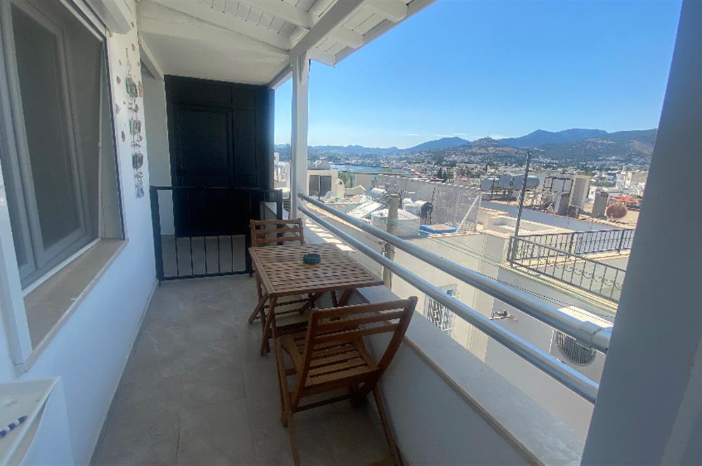 Bodrum Kumbahçe Denize 50 mt 1+1 Sezonda Kiralık Manzaralı Daire