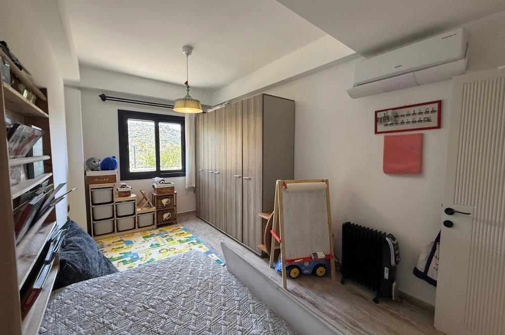 Bodrum Gündoğan Farilya’da Müstakil Girişli ve Geniş Bahçe Kullanımlı Satılık 3+1 Bahçe Katı Daire