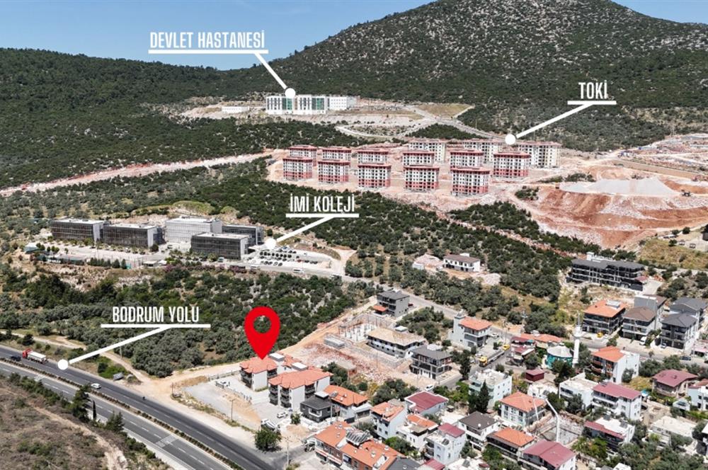 Milas Bodrum Karayolu Üzerinde Satılık Daireler