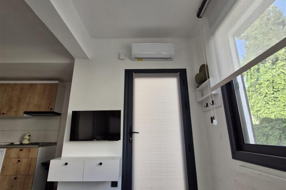 Bodrum Cevat Şakir'de 1+0 Müstakil Girişli Kiralık Stüdyo Daire