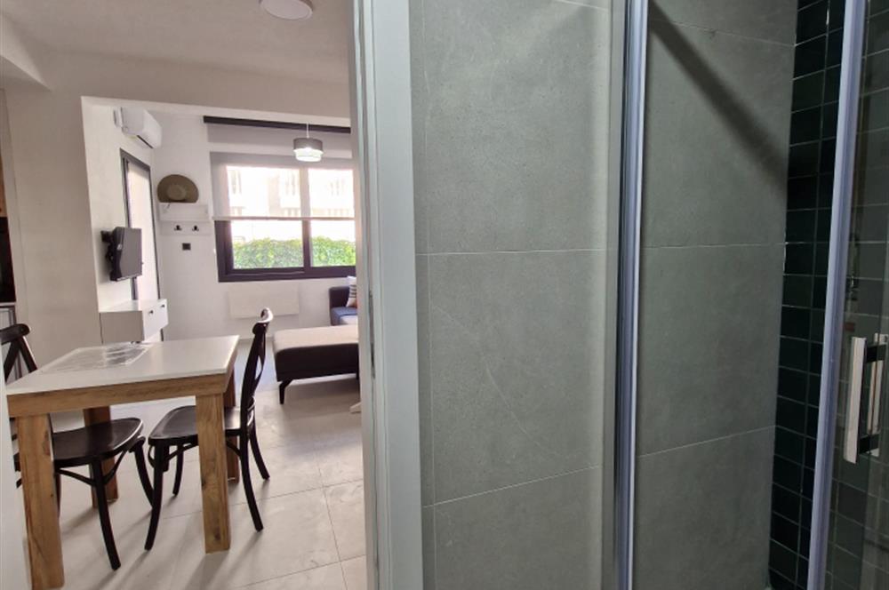 Bodrum Cevat Şakir'de 1+0 Müstakil Girişli Kiralık Stüdyo Daire