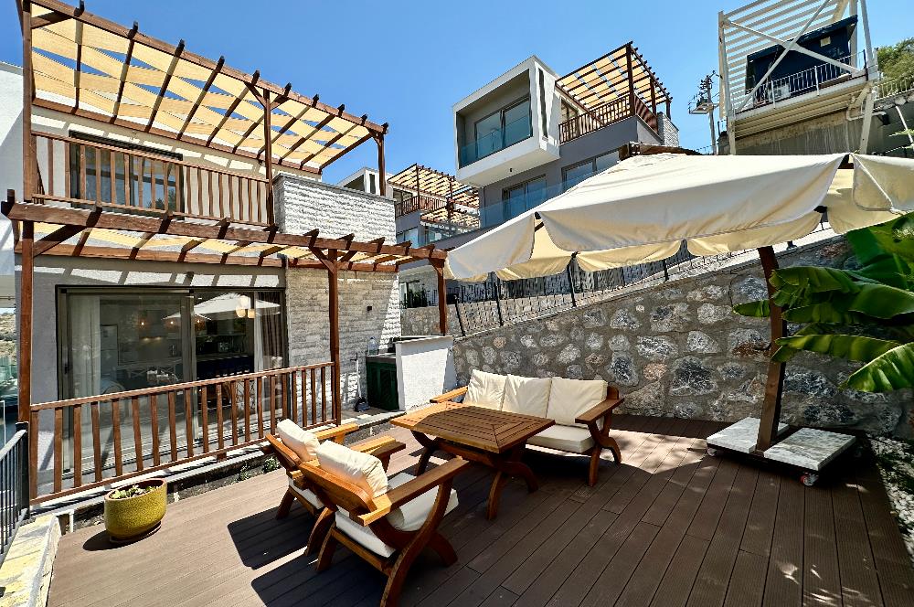 Bodrum Boğaziçi Adabükü The House Residence 3+1 Kiralık Villa