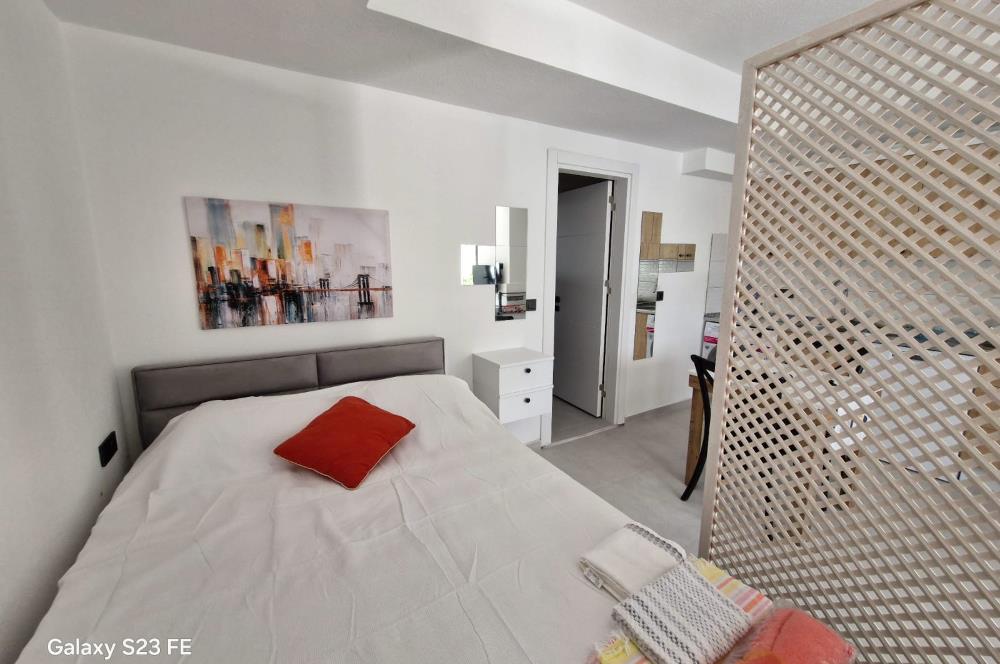 Bodrum Cevat Şakir'de 1+0 Müstakil Girişli Kiralık Stüdyo Daire