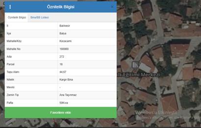 C21 LOCA'DAN BALYA ÇARŞISINDA KONUT VE 2 ADET DÜKKAN 571,77 m²