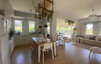 Bodrum Ortakent Yahşi’de Özel Kum Plajlı - Havuzlu Site İçerisinde Kiralık Deniz Manzaralı Müstakil Bahçeli Dubleks