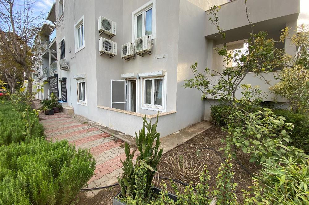 Özel Plaj Kullanımlı Denize Sıfır Havuzlu Site İçinde Kiralık Deniz Manzaralı 2+1 Bahçe Katı Residance Daire