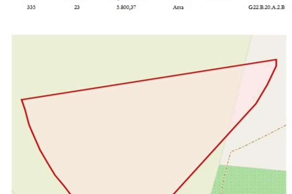 5.800 m² 4 Kat Konut İmarlı Arsa Gebze Pelitli Bağlar Düzünde