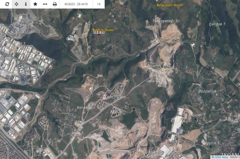 5.800 m² 4 Kat Konut İmarlı Arsa Gebze Pelitli Bağlar Düzünde