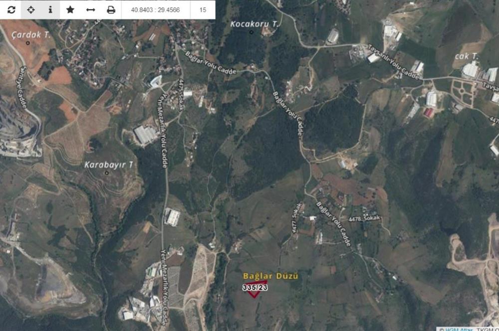 5.800 m² 4 Kat Konut İmarlı Arsa Gebze Pelitli Bağlar Düzünde