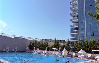 BAĞLICA OZAN CITY'DE 11.KAT BÜYÜK TİP 1+1 HAVUZ MANZARALI