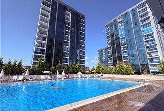 BAĞLICA OZAN CITY'DE 11.KAT BÜYÜK TİP 1+1 HAVUZ MANZARALI