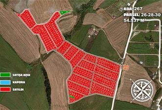 Çatalca Kabakça Köyünde Alt Yapılı 200 m² Saklı Bahçe