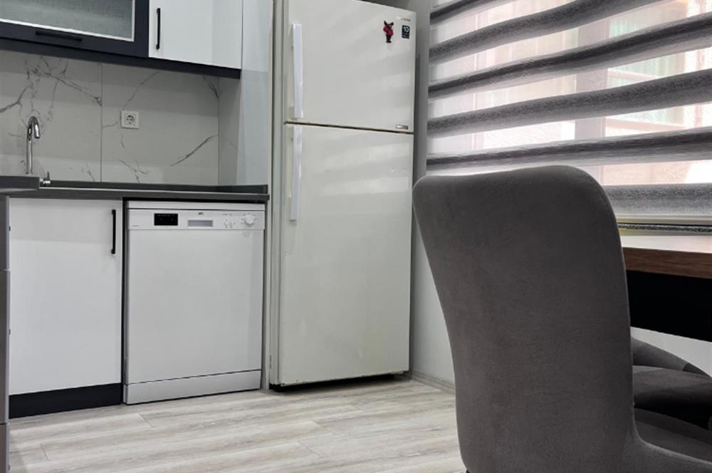 ADLİYE,AVM VE ŞEHİR HASTANESİ YAKINI EŞYALI SATILIK 2+0 DAİRE