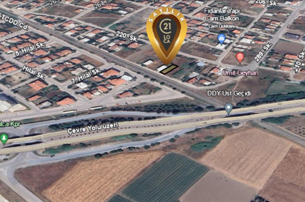 C21 LOCA'DAN GÜMÜŞÇEŞME'DE TCDD CAD. 3 KAT İMARLI ARSA