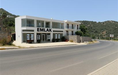 Bodrum Ortakent Yahşi’de Kiralık Anayol Yol Üzerinde Geniş Vitrinli Tabela Değeri Yüksek Ticari Bina | Showr