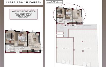 C21 BAL'dan ÖĞRETMEN EVİ KARŞISINDA 1+1 DAİRELER