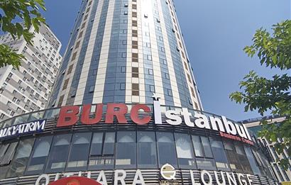 Burç istanbul İş merkezinde 32 katta 516m2 şerefiyeli ofis.