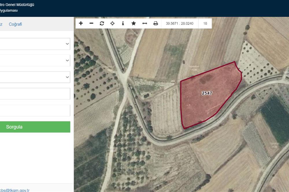 CENTURY21 BAL’DAN  ASLIHANTEPECİK MAHALLESİNDE SATILIK TARLA 