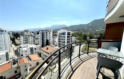 KKTC Girne Akacan Elegance Full Eşyalı Deniz ve Dağ Manzaralı Satılık 2+1 Daire