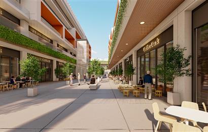 GİMAT ARENA CADDEYE SIFIR ÖN CEPHE DÜKKAN 