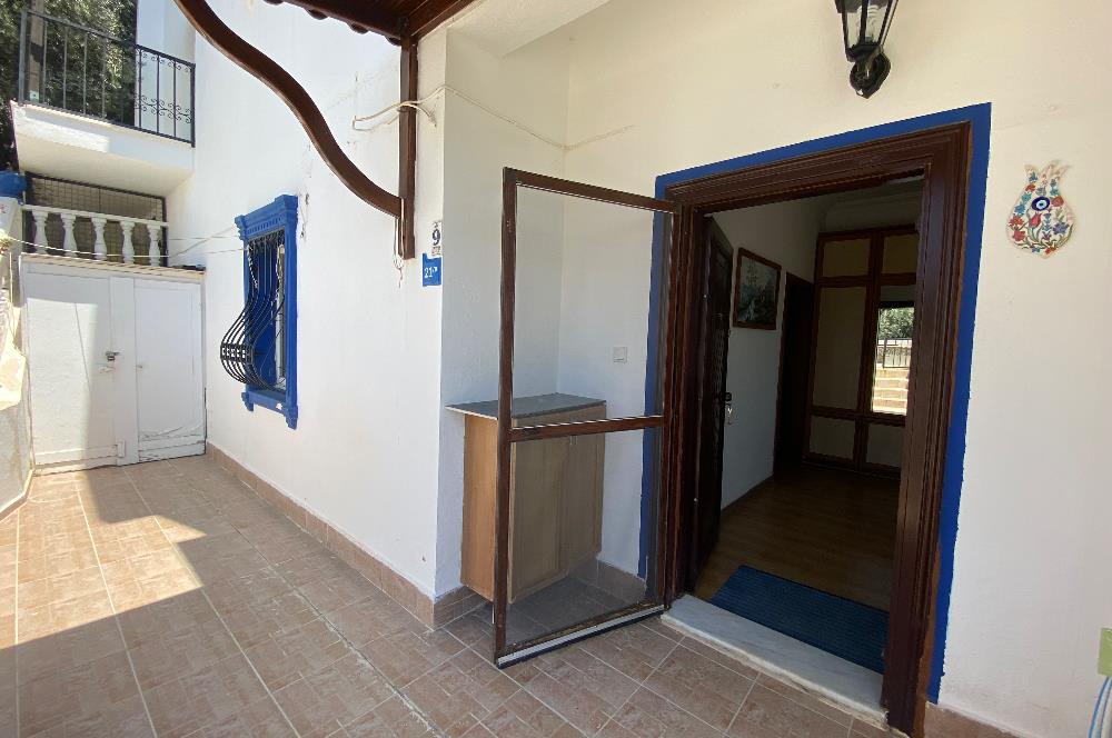 Bodrum Umurca’da Satılık Kısmi Deniz Manzaralı Geniş 2+1 Giriş Katı Daire