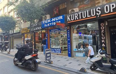 ŞİŞLİ BARUTHANE CADDESİ GİRİŞİNDE TABELA DEĞERİ YÜKSEK SATILIK DÜKKAN