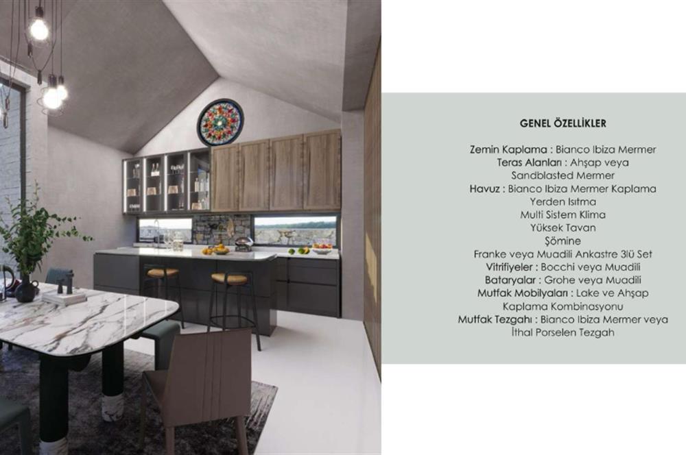 Bodrum Yalıçiftlik Projeden Satılık Özel Havuzlu Villalar