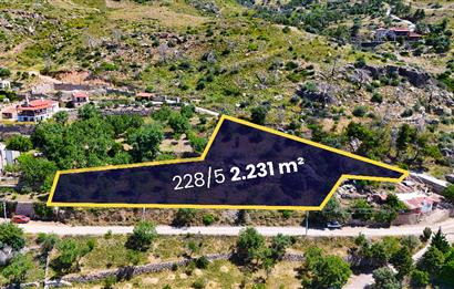 Datca Mesudiye'de Bdemlik Vasfında 2231 m2 Arazi