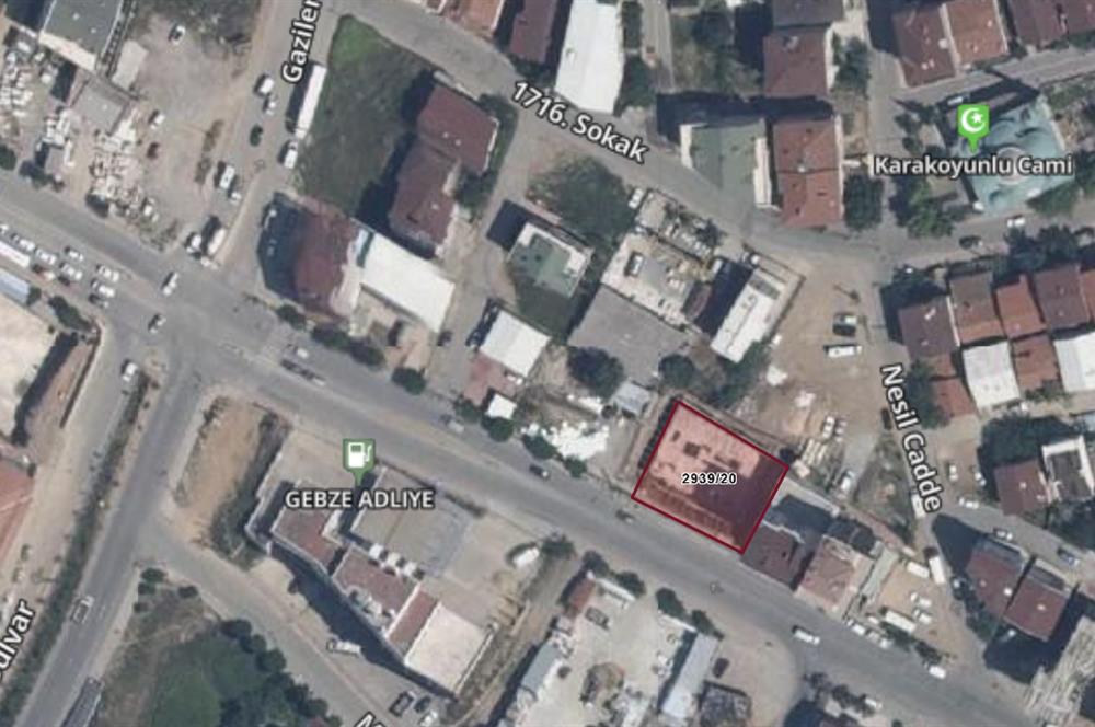 GEBZE ADLİYE KARŞISINDA SATILIK PLAZA KATI OFİS