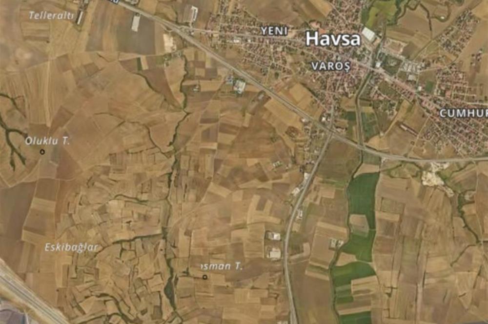 EDİRNE HAVSA'DA 5407 M² SATILIK TARLA