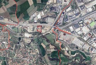 DENİZLİ ORGANİZE SANAYİYE YAKIN ANA CADDE ÜZERİ KİRALIK ARSA