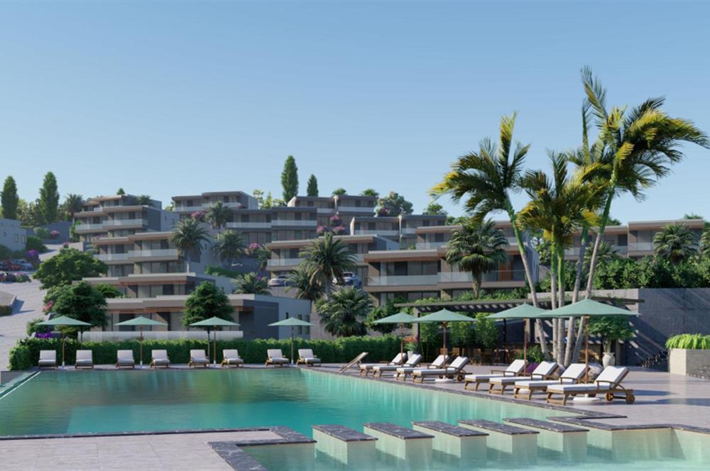 Bodrum Boğaziçi Göl Manzaralı Projeden Satılık Daire