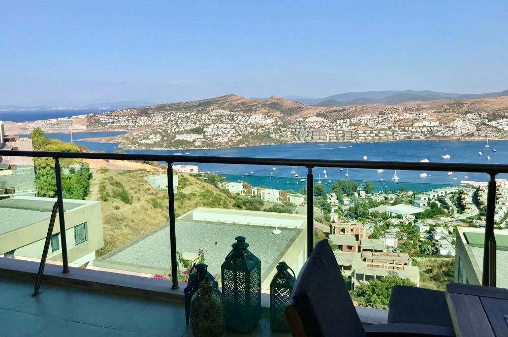 Bodrum Gündoğan Satılık Deniz Manzaralı Daire