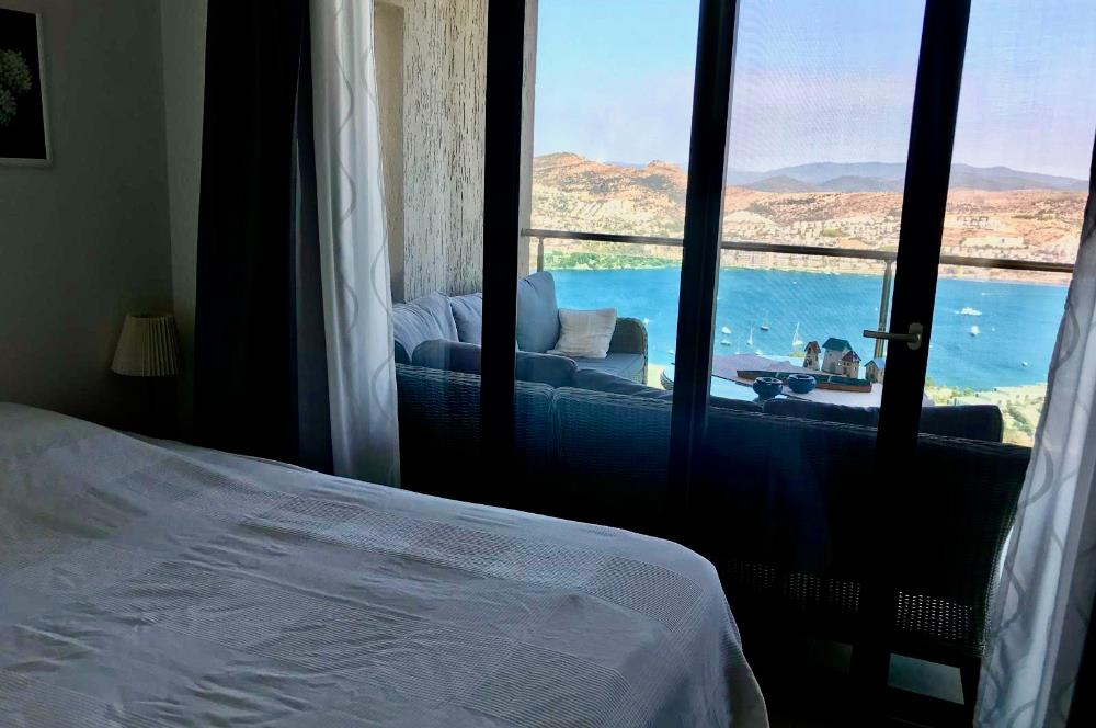 Bodrum Gündoğan Satılık Deniz Manzaralı Daire