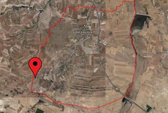 GÖLBAŞI GÖKÇEHÖYÜK 7300 m² TEK TAPU TARLA
