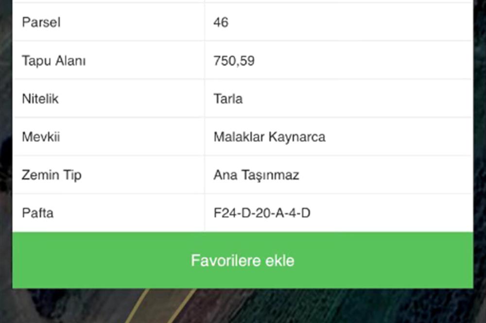 KANDIRA YATIRIMLIK TARLA