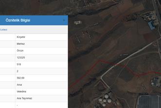 KIRŞEHİR MERKEZ ÖZBAĞ'DA YATIRIMLIK 592 m2 ARSA