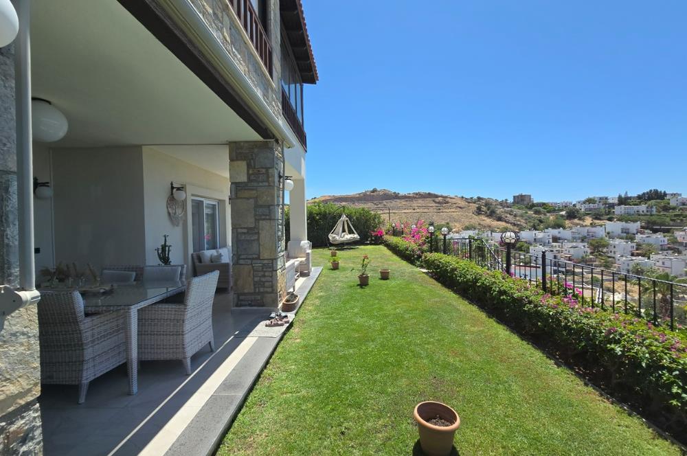 Yalıkavak Anfora Villalarında Eşsiz Deniz Manzaralı Köşe Konum Müstakil Bahçeli Modern Villa