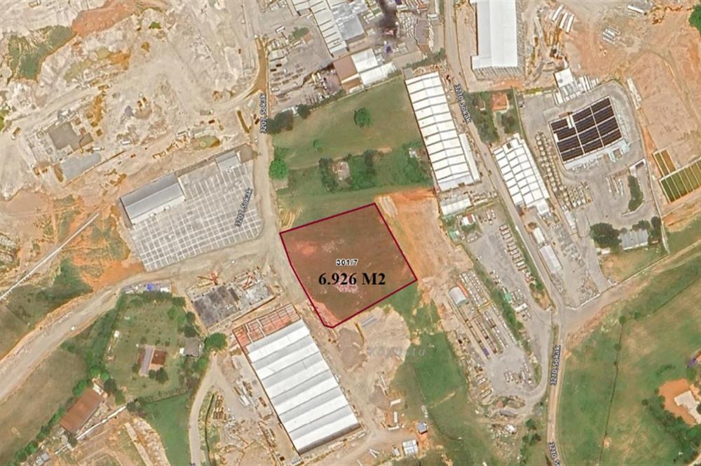Gebze Balçıkta 6.926 m² Depolama İmarlı Yatırımlık Arsa