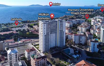 KARTAL EKŞİOĞLU TRIA DRAGOS KESİNTİSİZ ADALAR MAZARALI GENİŞ 2+1