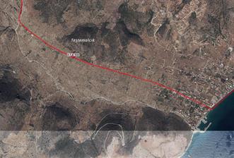 DATÇA PALAMUTBÜKÜNDE YOLA CEPHE 1267 M2 ARAZİ