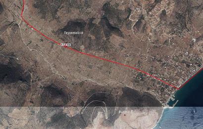 DATÇA PALAMUTBÜKÜNDE YOLA CEPHE 1267 M2 ARAZİ